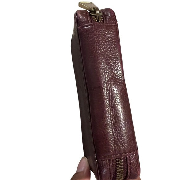 FOSSIL Long Live Vintage Leather Maroon Clutch Wallet‎ - Picture 7 of 9